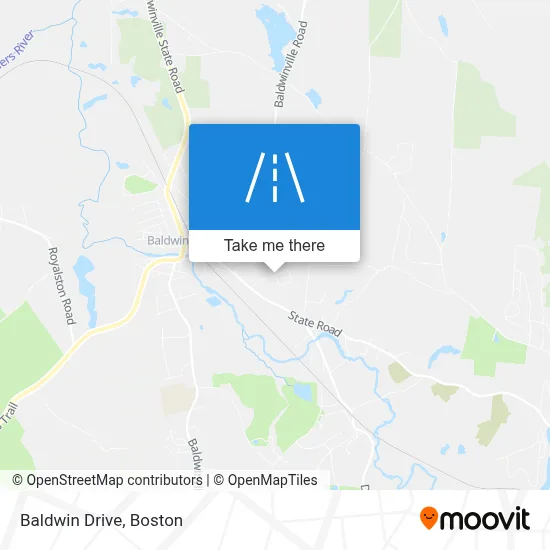 Baldwin Drive map