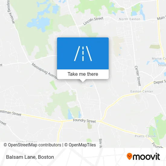 Balsam Lane map