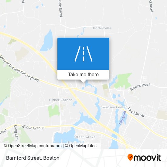 Mapa de Bamford Street