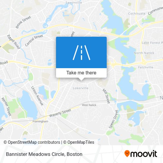 Bannister Meadows Circle map