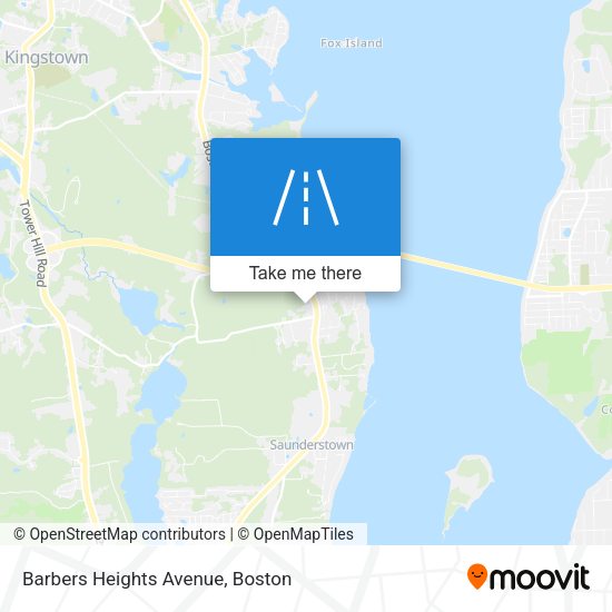 Mapa de Barbers Heights Avenue