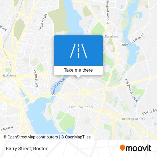 Barry Street map