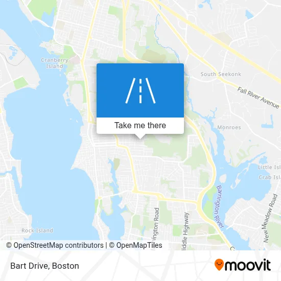 Bart Drive map