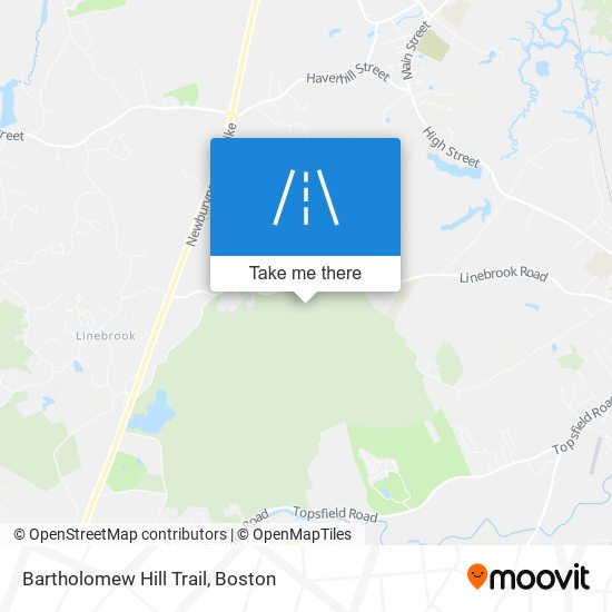 Mapa de Bartholomew Hill Trail