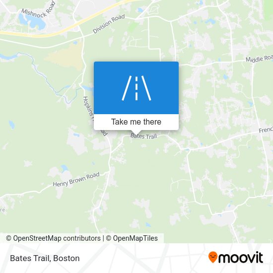 Mapa de Bates Trail