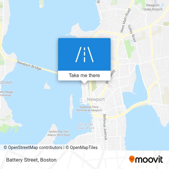 Battery Street map
