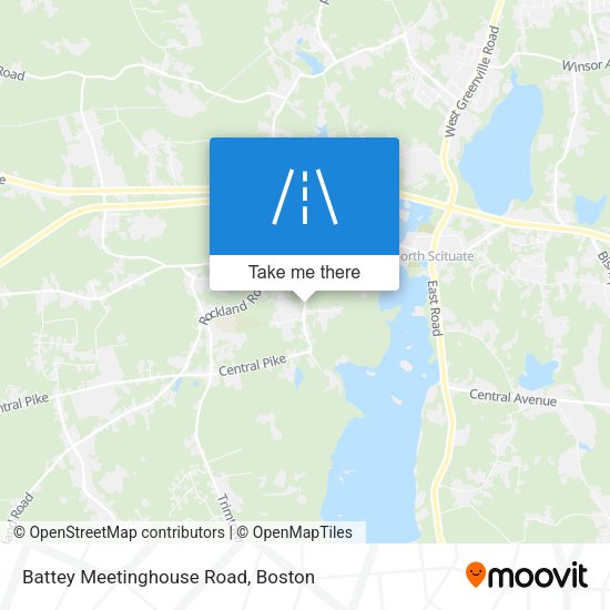 Battey Meetinghouse Road map