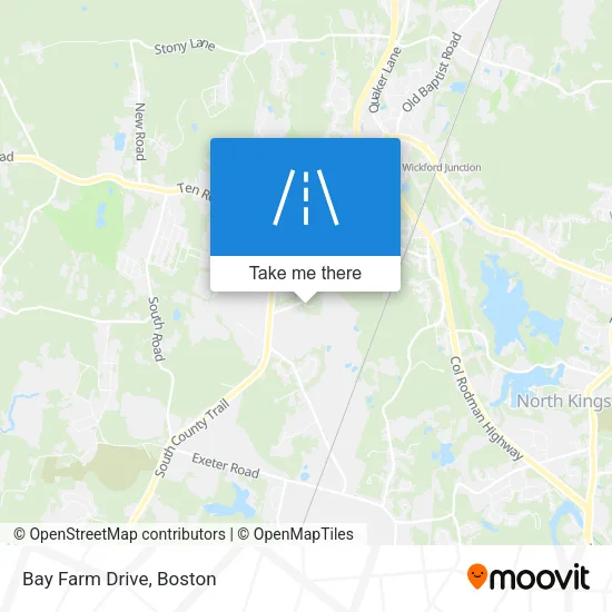 Bay Farm Drive map