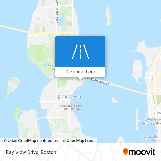 Bay View Drive map