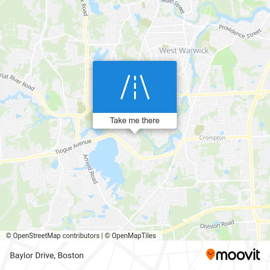 Baylor Drive map