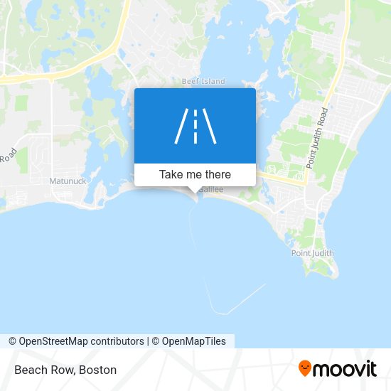 Beach Row map