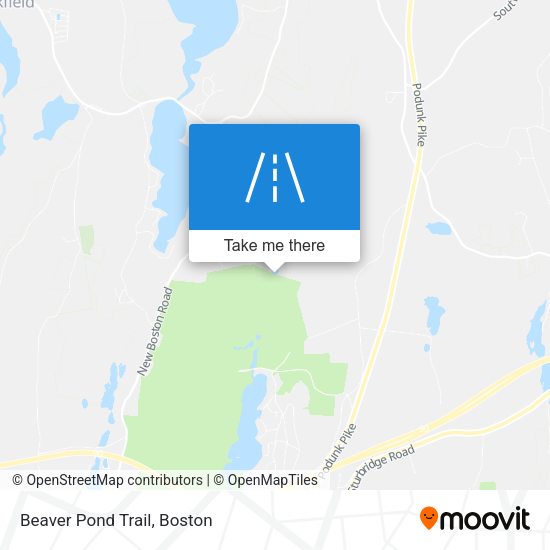 Beaver Pond Trail map