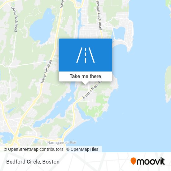 Bedford Circle map