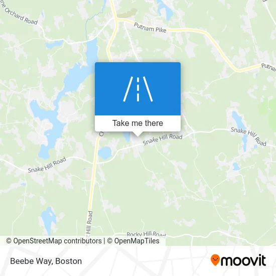 Beebe Way map