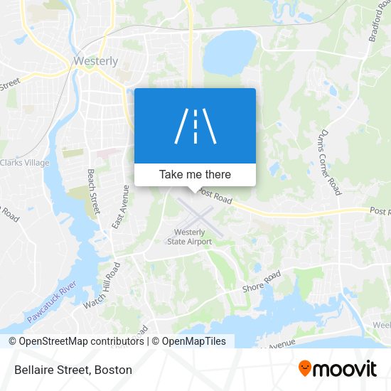 Mapa de Bellaire Street