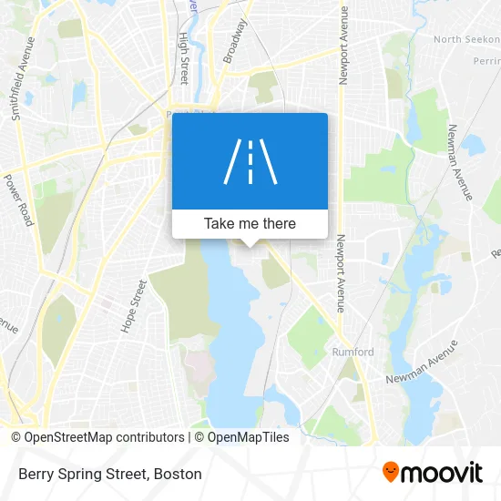 Berry Spring Street map