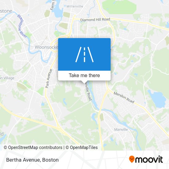 Mapa de Bertha Avenue