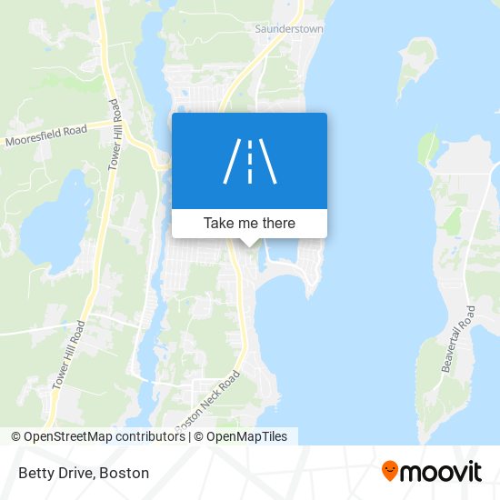 Mapa de Betty Drive