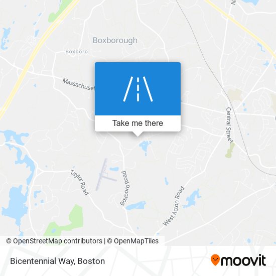 Mapa de Bicentennial Way