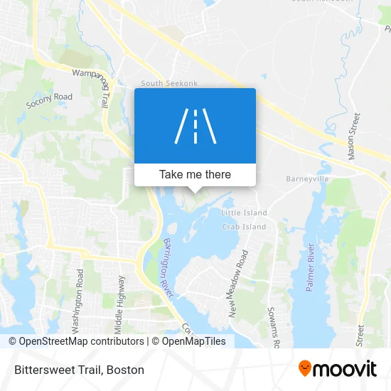 Bittersweet Trail map