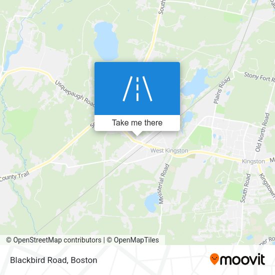 Mapa de Blackbird Road