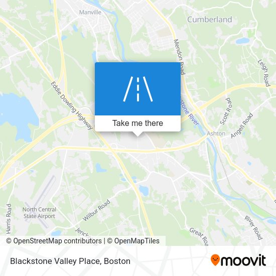 Mapa de Blackstone Valley Place