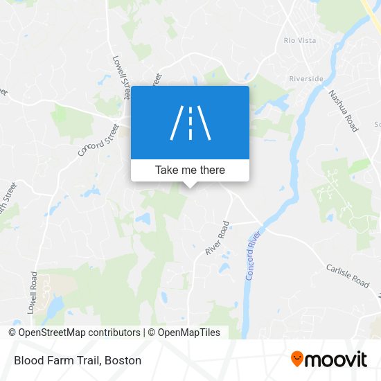 Blood Farm Trail map