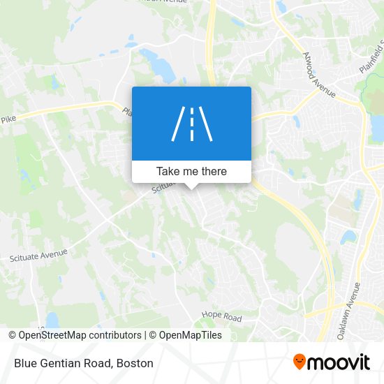 Mapa de Blue Gentian Road