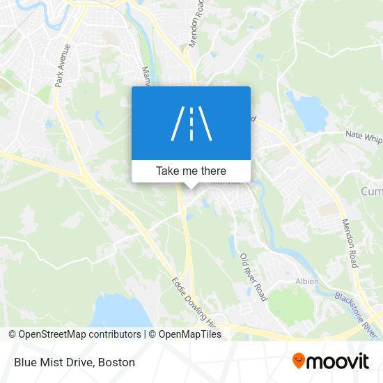 Mapa de Blue Mist Drive