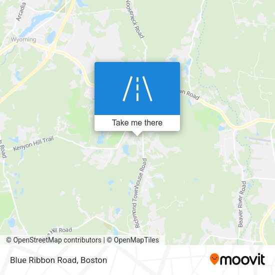Mapa de Blue Ribbon Road