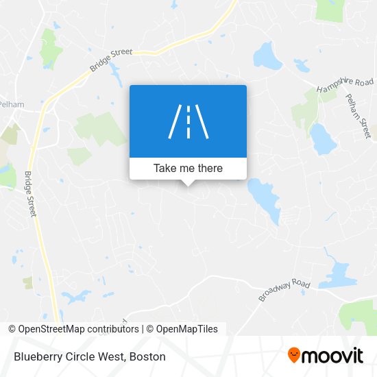 Mapa de Blueberry Circle West