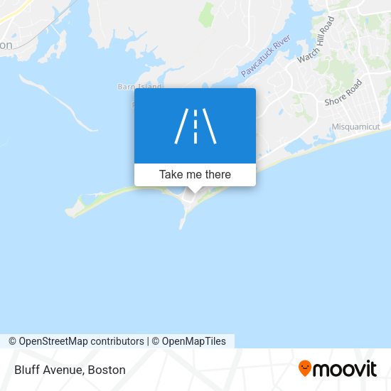 Mapa de Bluff Avenue