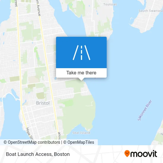 Boat Launch Access map