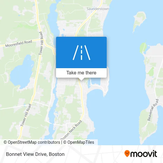 Bonnet View Drive map