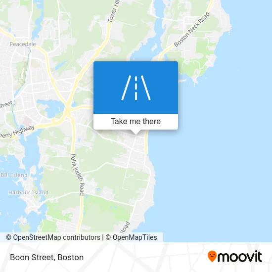 Boon Street map