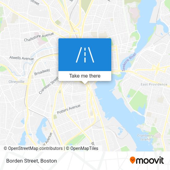Mapa de Borden Street