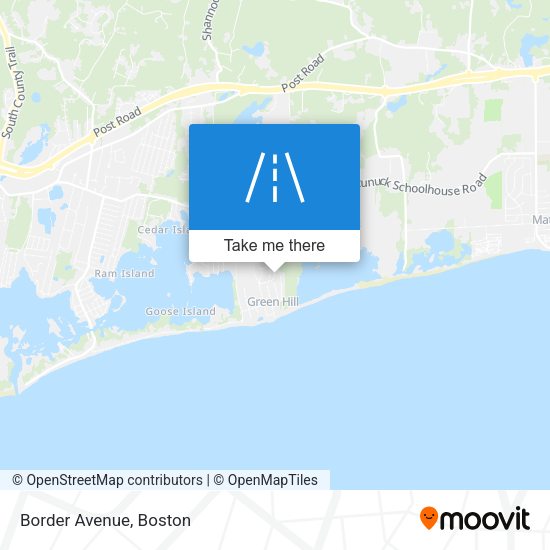 Mapa de Border Avenue