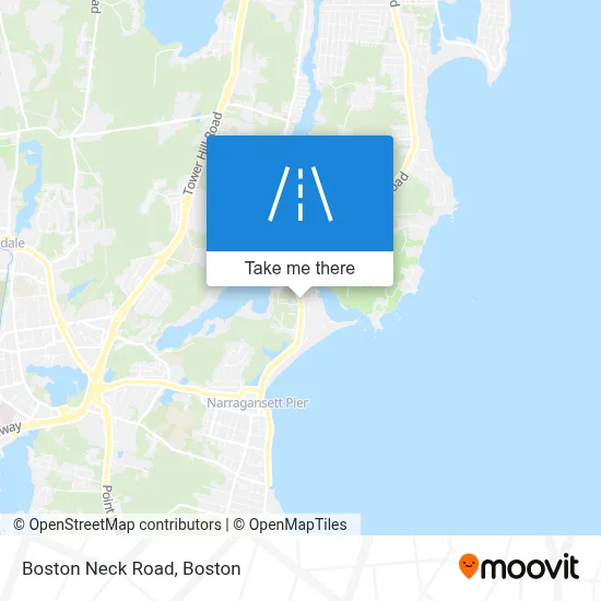 Boston Neck Road map