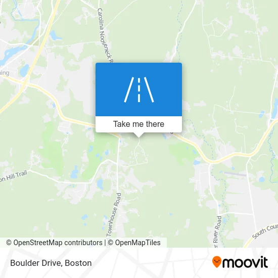 Boulder Drive map