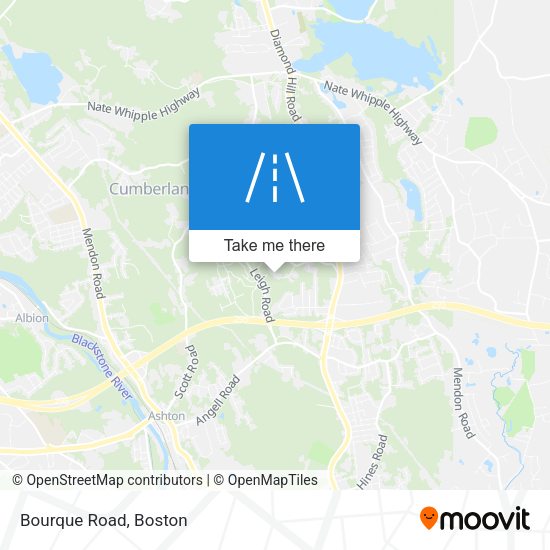 Mapa de Bourque Road