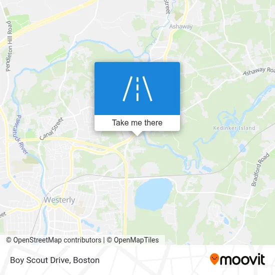 Boy Scout Drive map