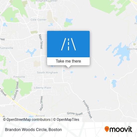 Mapa de Brandon Woods Circle