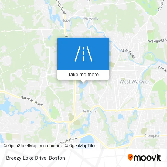 Breezy Lake Drive map
