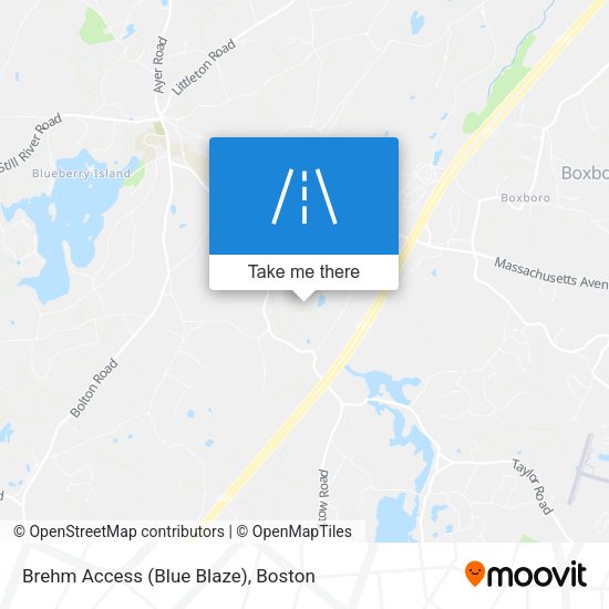 Mapa de Brehm Access (Blue Blaze)
