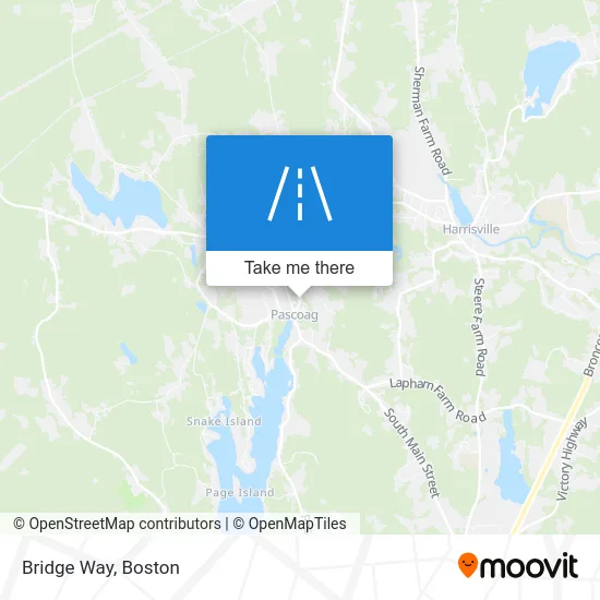 Bridge Way map