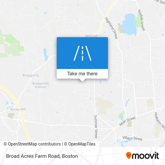 Broad Acres Farm Road map