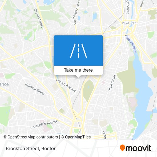 Mapa de Brockton Street