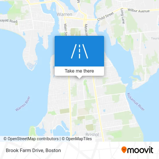 Brook Farm Drive map