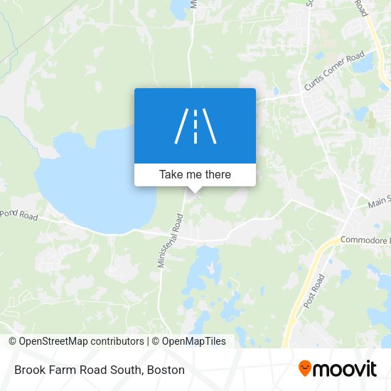 Brook Farm Road South map