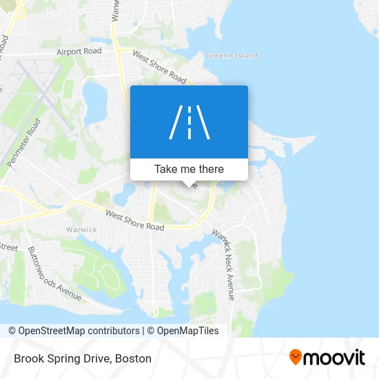 Brook Spring Drive map